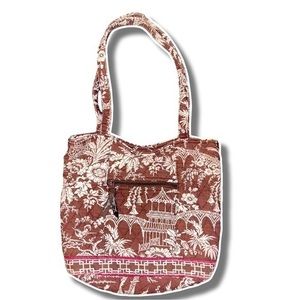 Vera Bradley Over the Shoulder Tote Bag | Retired Pattern: Imperial Toile